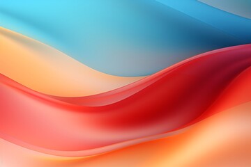 a colorful waves on a surface