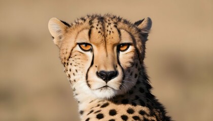 A Cheetah With Its Eyes Half Closed Focused Upscaled 1