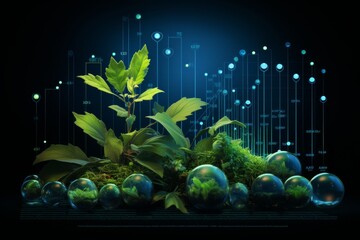 Plant and Balls Arrangement