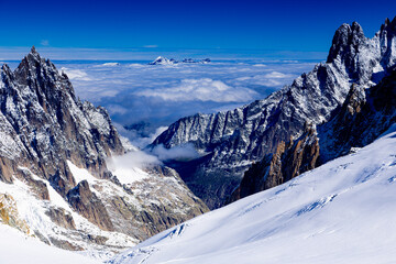 Valle D'Aosta - Panorami dal Monte Bianco
