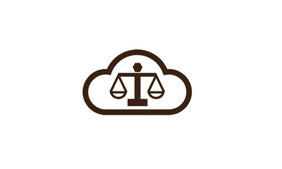 Law Icon in trendy flat style isolated on grey background. Judge Gavel symbol for your web site design, logo, app, UI. Vector illustration