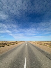 The Patagonian Path: An Afternoon Under a Slightly Cloudy Sky