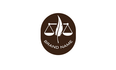 Law Icon in trendy flat style isolated on grey background. Judge Gavel symbol for your web site design, logo, app, UI. Vector illustration