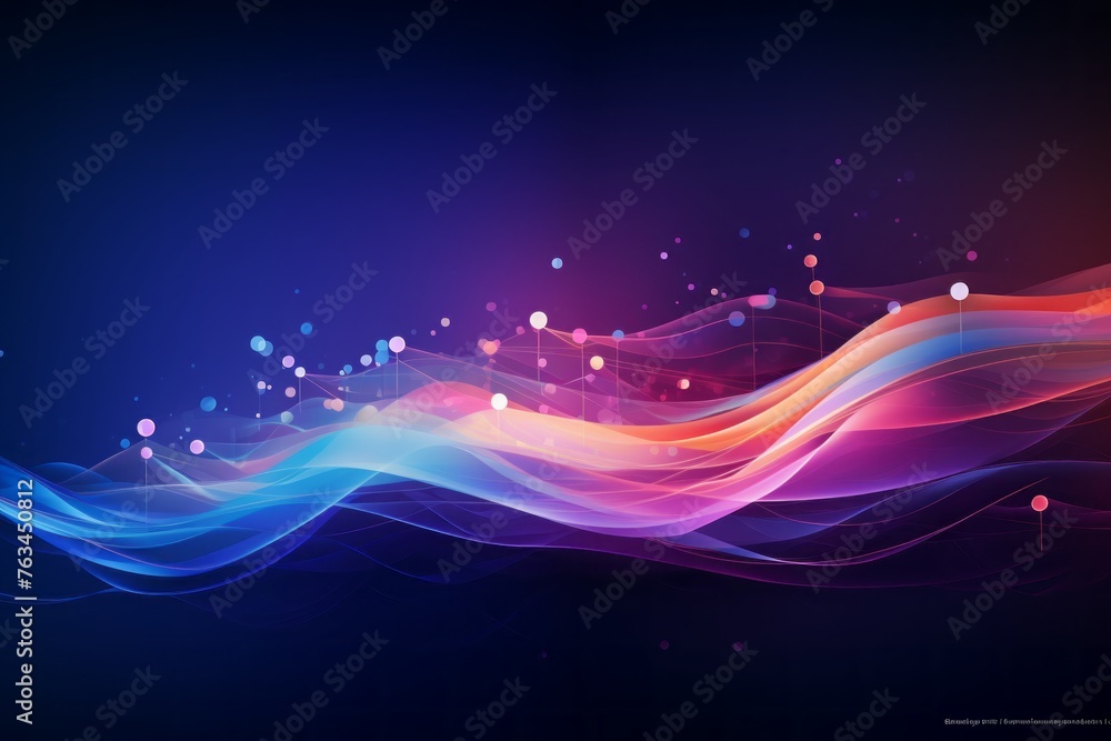 Poster dynamic and energetic social media background with abstract motion lines