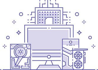 Computer Hardware illustration