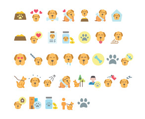 Dog icons pack