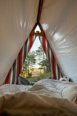 Nuit sous un Tipi © Pierre