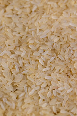 a pile of fresh, high-quality yellow rice