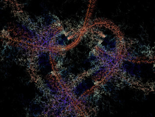 Imaginatory fractal abstract background Image