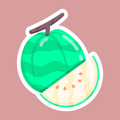  Dry Fruits Flat Stickers 
