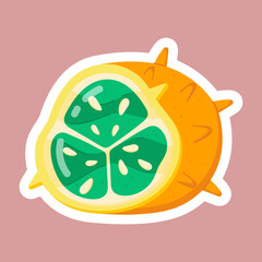  Dry Fruits Flat Stickers 
