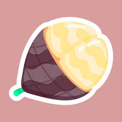  Nutritious Fruits Flat Stickers 
