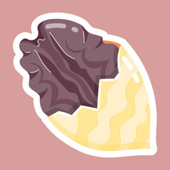  Fresh Fruits Flat Stickers