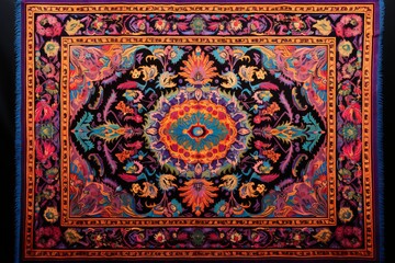 Prayer rug with space for writing design