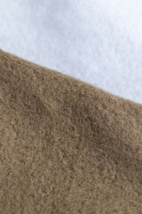 beige soft cotton fabric for sewing clothes