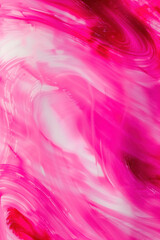 Abstract background, A pink and white swirl of paint with a red hue. The pink and white swirls are very thick and the red hue is very bold