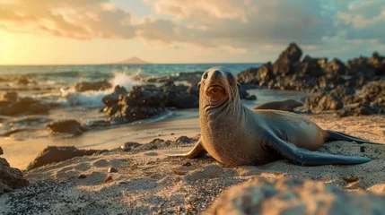 Foto op Canvas Islands full of rare wildlife Experience a special travel experience at Galapagos Islands  © Phitthayathon
