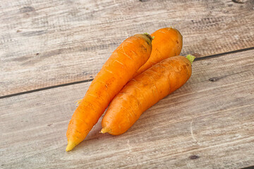 Yoiung natural organic carrot heap