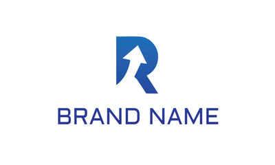 Abstract letter R logo design template. Colorful creative sign. Universal vector icon.