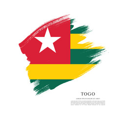 Flag of Togo vector illustration