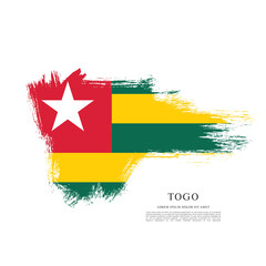 Flag of Togo vector illustration