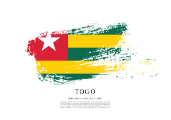 Flag of Togo vector illustration