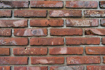 Red brick wall background texture