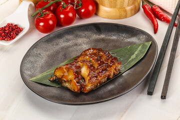 Grilled eel with unagi sauce