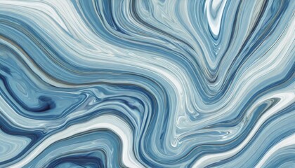 marble ink colorful blue marble pattern texture abstract background can be used for background or...