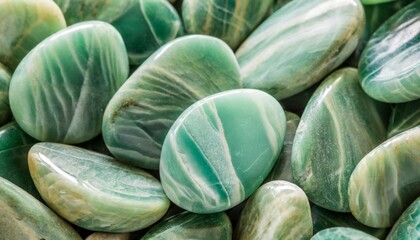 jade stone texture background in soft green hues