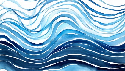 abstract water ink wave blue white lines background watercolor texture navy ocean minimalist wave as web mobile graphic resource for copy space text backdrop blue wavy snow winter illustration