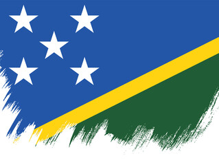 Flag of Solomon Islands vector illustration