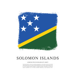 Flag of Solomon Islands vector illustration