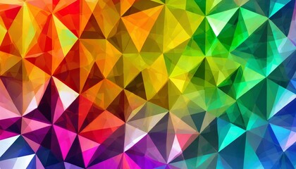 abstract background with geometric pattern shapes in spectrum colors