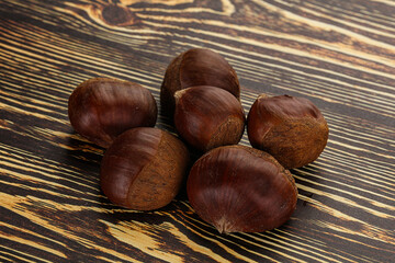 Tasty delicous brown natural Chestnut