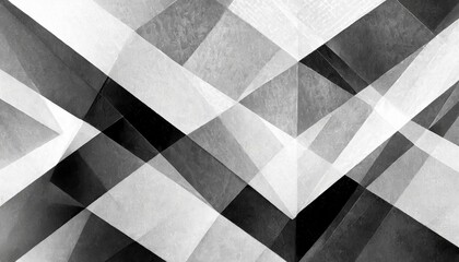 modern abstract black and white background design with layers of textured white material in...