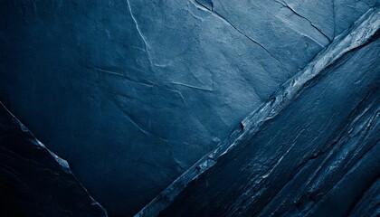 dark black phantom blue stone concrete paper texture background banner panorama