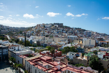 Las Palmas city in Gran Canaria, Spain