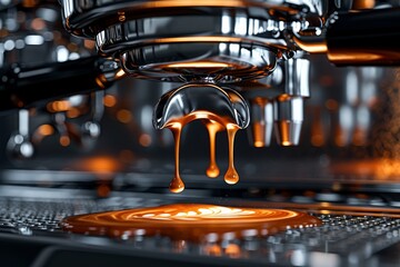 Close Up of Liquid Making Machine