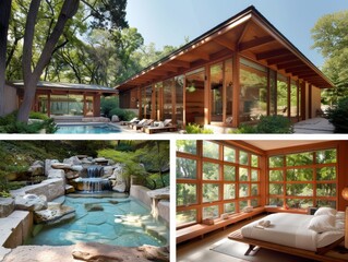 Collage of House and Pool