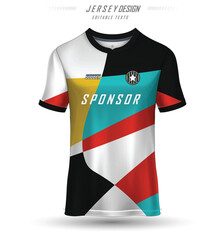vector soccer football jersey template sport t shirt design