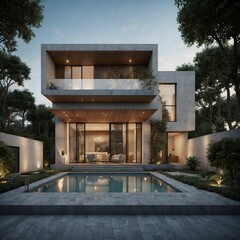 Step into the world of contemporary living with residential architecture exteriors highlighting modern minimalist private houses