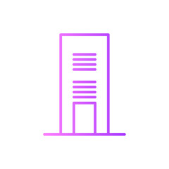 building gradient icon