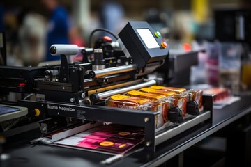 Printing Machine Producing Package on Table