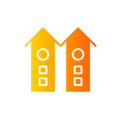 house gradient icon