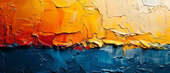 Oil paint texture on canvas in an abstract style.