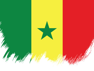 Flag of Senegal vector illustration