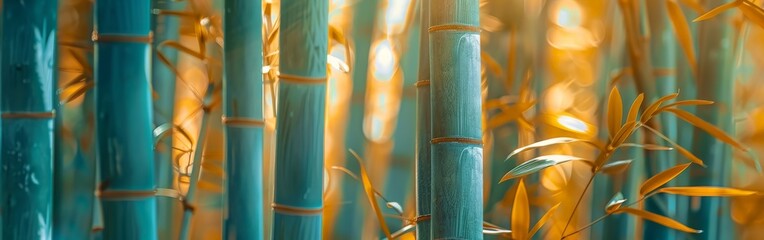 Close-Up of Bamboo Tree With Yellow Leaves