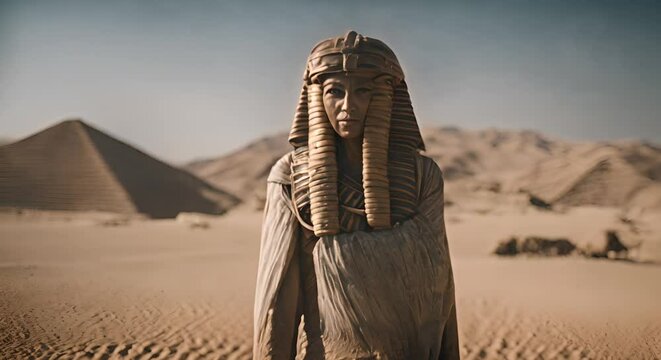 Mummy in Egypt.