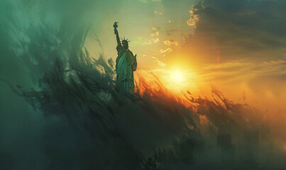 Obraz na płótnie Canvas Statue Of Liberty